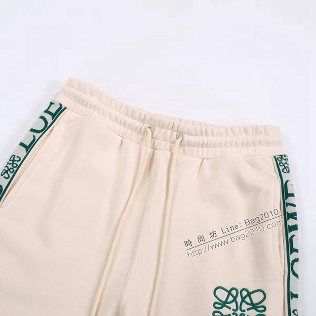 Loewe專櫃羅意威2023FW新款刺繡織帶衛褲 男女同款 tzy3070